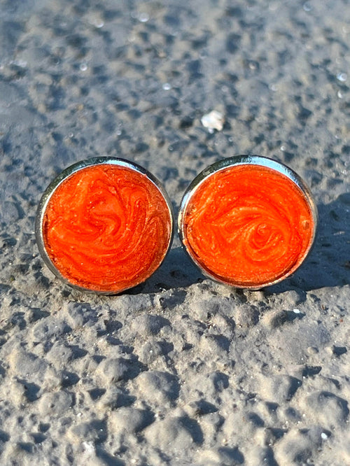 12mm Lava Studded Earrings