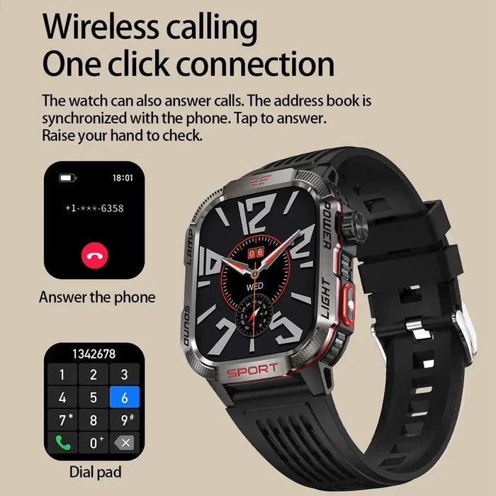 2024 New For Xiaomi Military Smart Watch Men