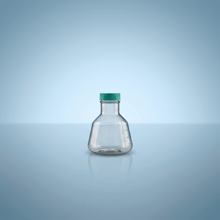 2L Erlenmeyer Flask High Efficiency — polycarbonate flask with screw cap