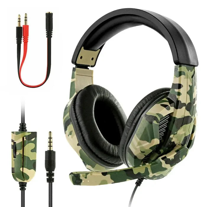 3.5mm Wired Gaming Headphones With Microphone