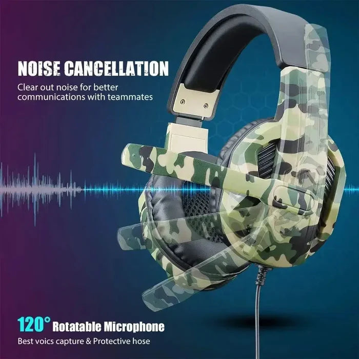 3.5mm Wired Gaming Headphones With Microphone