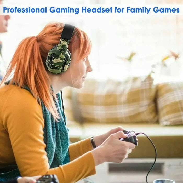 3.5mm Wired Gaming Headphones With Microphone