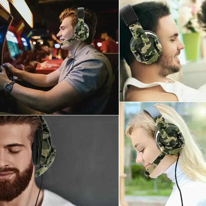 3.5mm Wired Gaming Headphones With Microphone