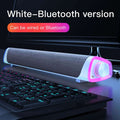 3D Surround Soundbar Bluetooth 5.0 Speaker Wired Computer Speakers Stereo Subwoofer Sound bar for Laptop PC Theater TV Aux 3.5mm - China - Bluetooth white