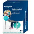 45cm Balance Ball No-Roll Weighted Seat-Blue