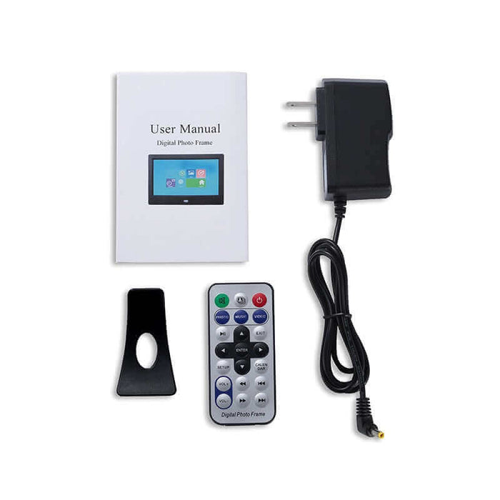 7 inch Screen LED Backlight HD 1024*600 Digital Photo Frame Electronic Album Picture Music Movie Full Function Good Gift