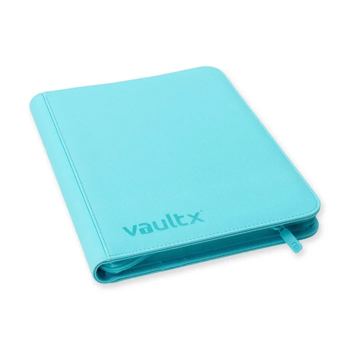 9-Pocket Exo-Tec® Zip Binder Pastal Blue