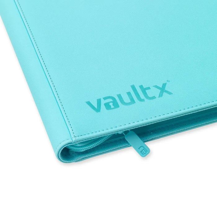9-Pocket Exo-Tec® Zip Binder Pastal Blue