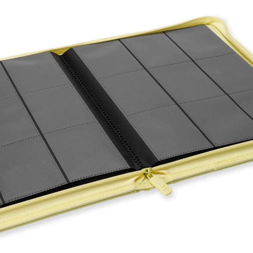 9-Pocket Exo-Tec® Zip Binder Pastel Yellow