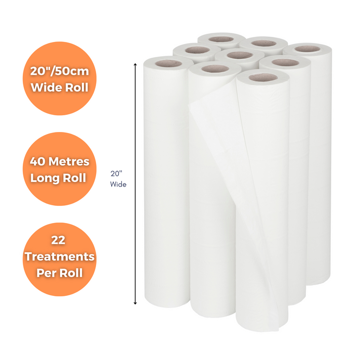 9 x PROFESSIONAL COUCH ROLLS (194 Treatments)