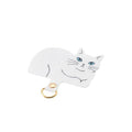Animal Cat Design Strap Hole Sheet/ Shironeko P-STHD1AMCATW Series