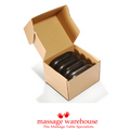 Basalt Hot Stone Set -  Extra Large Size (Set of 4)
