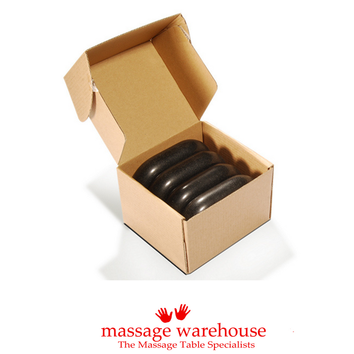 Basalt Hot Stone Set -  Extra Large Size (Set of 4)