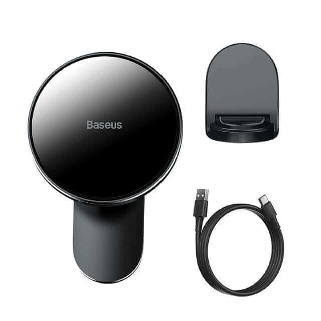 Baseus Magnetic Car Phone Holder Wireless Charger for iPhone 12