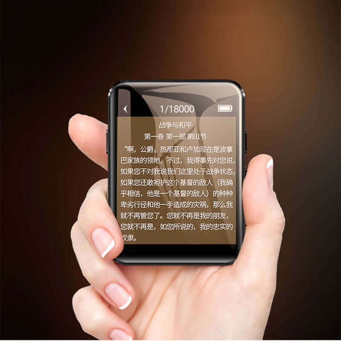 BENJIE X1 Bluetooth MP4 Player Touch Screen 8GB 16GB Music Player With FM Radio Video Player E-book Player MP3 With Speaker