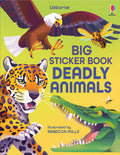 Vibrant book cover with stylized illustrations of a leopard, crocodile, eagle, and wasp on a bright yellow background.