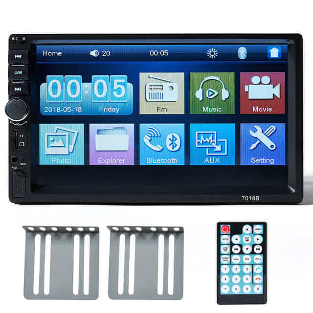 BINWEI Auto Radio 2 Din 7 Inch Touch Screen Car Stereo Multimedia Player, Mirror Link/FM/TF MP5 With Accessories - China - YM60202