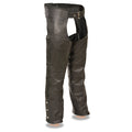 Black Fully Lined Naked Cowhide Chap