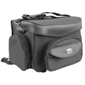 Black Textile Medium Sissy Bar Bag w/ Carry Strap