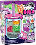 Boba Thinking Putty kit in a purple box featuring a cup graphic with colorful putty packs and black boba-shaped charms.
