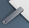 Creative 2-in-1 Mobile Phone Computer Aluminum Monitor Stand - Gray