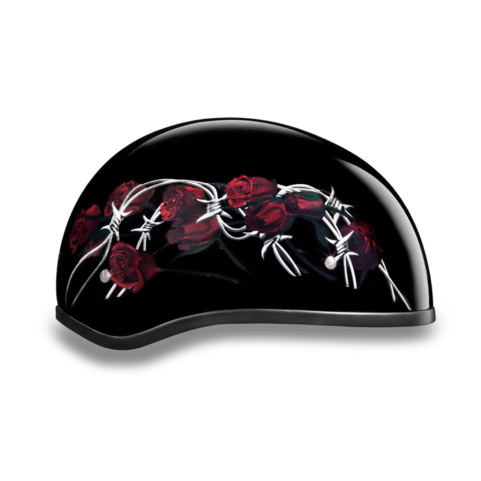 Daytona 1/2 Shell Hemlet - Barbed Roses