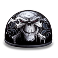Daytona 1/2 Shell Hemlet - Cross Bones