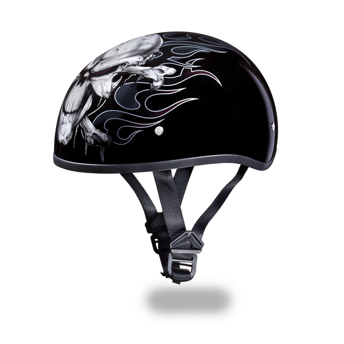 Daytona 1/2 Shell Hemlet - Cross Bones