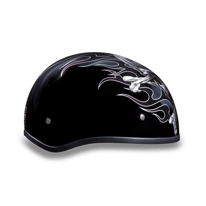 Daytona 1/2 Shell Hemlet - Cross Bones