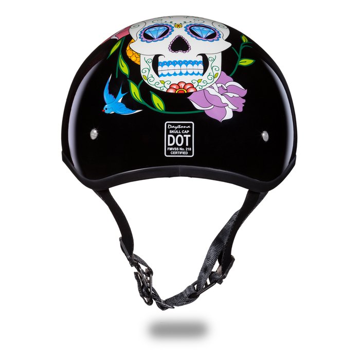 Daytona 1/2 Shell Hemlet - Diamond Skull