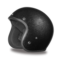 Daytona 3/4 Shell Cruiser Hemlet - Black Metal Flake