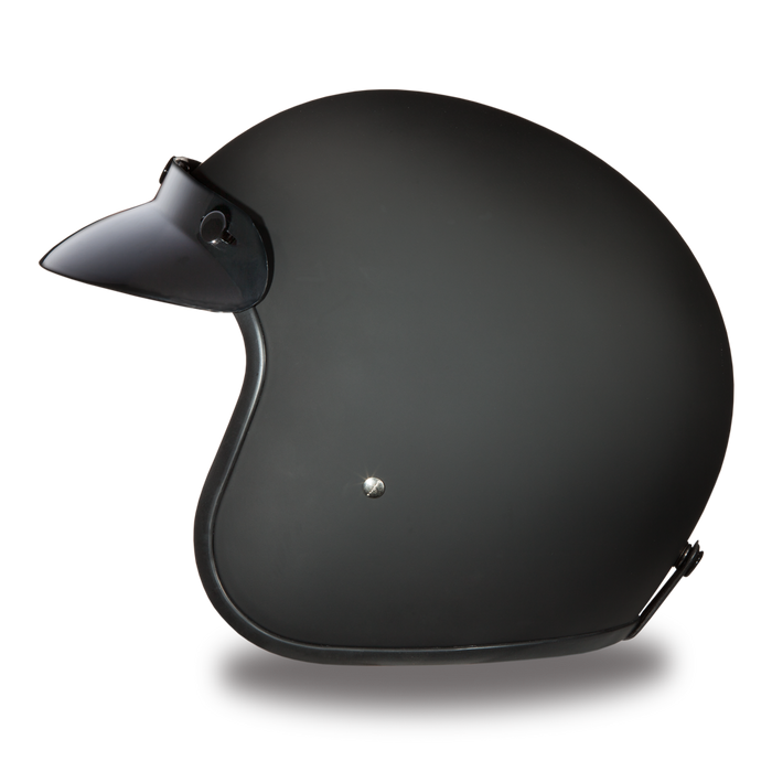 Daytona 3/4 Shell Cruiser Hemlet - Dull Black