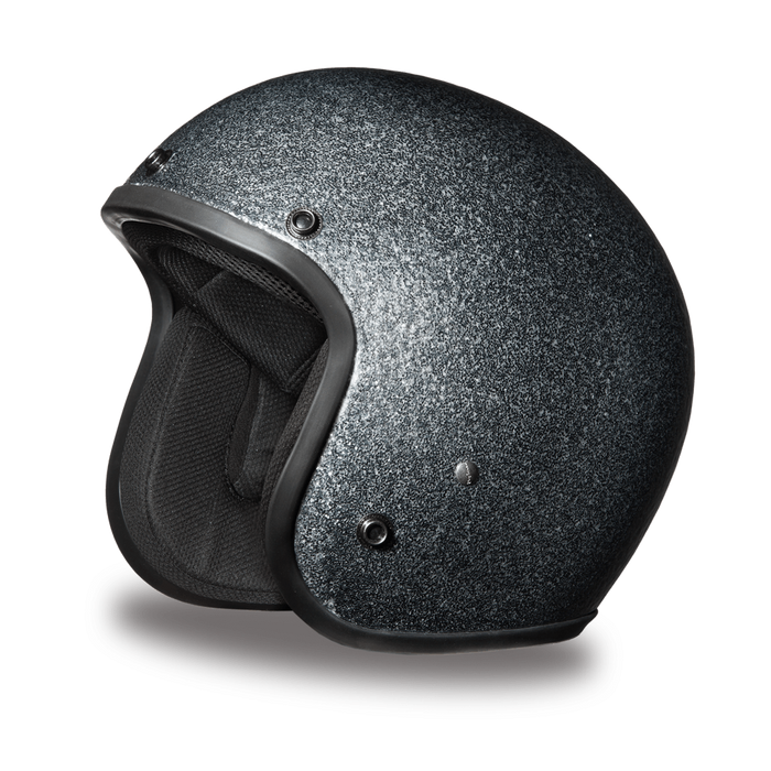 Daytona 3/4 Shell Cruiser Hemlet - Gun Metal Flake