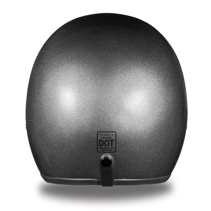 Daytona 3/4 Shell Cruiser Hemlet - Gun Metal Grey