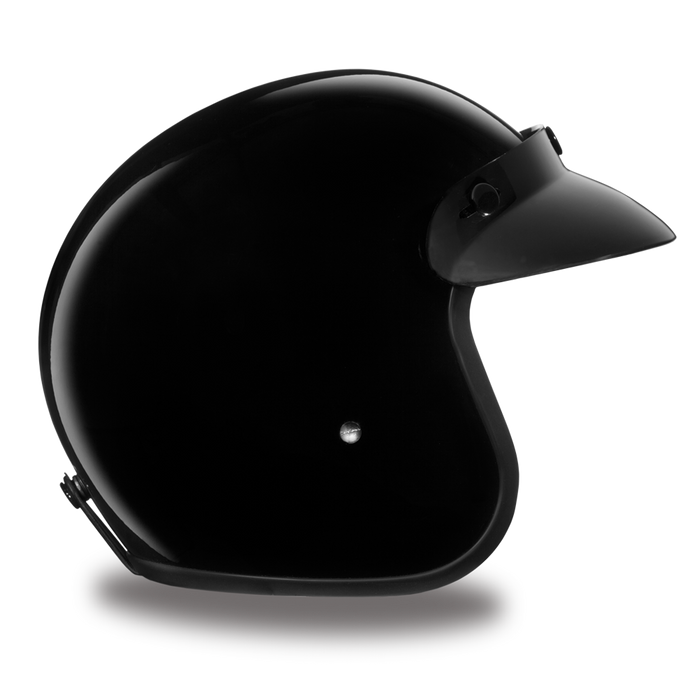 Daytona 3/4 Shell Cruiser Hemlet - HI-Gloss Black