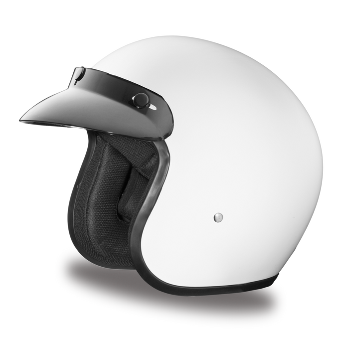 Daytona 3/4 Shell Cruiser Hemlet - HI-Gloss White