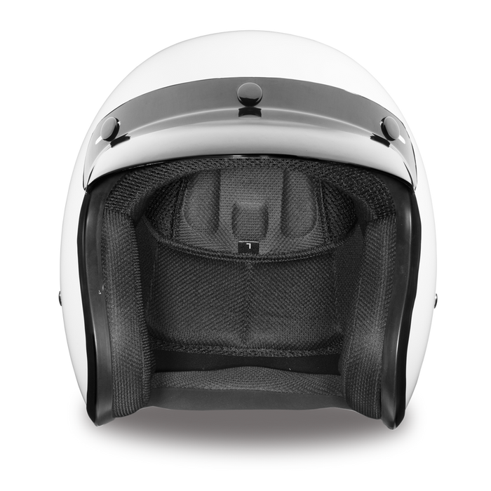 Daytona 3/4 Shell Cruiser Hemlet - HI-Gloss White