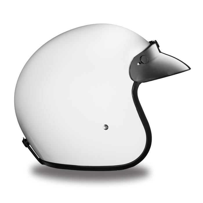 Daytona 3/4 Shell Cruiser Hemlet - HI-Gloss White