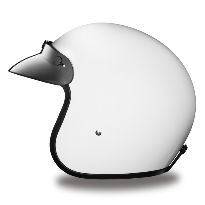 Daytona 3/4 Shell Cruiser Hemlet - HI-Gloss White