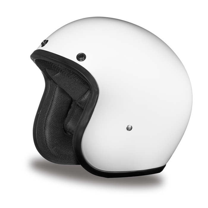 Daytona 3/4 Shell Cruiser Hemlet - HI-Gloss White