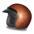 Daytona 3/4 Shell Cruiser Hemlet - Root Beer Metal Flake