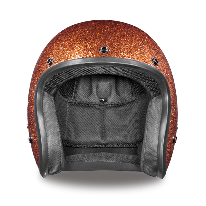 Daytona 3/4 Shell Cruiser Hemlet - Root Beer Metal Flake