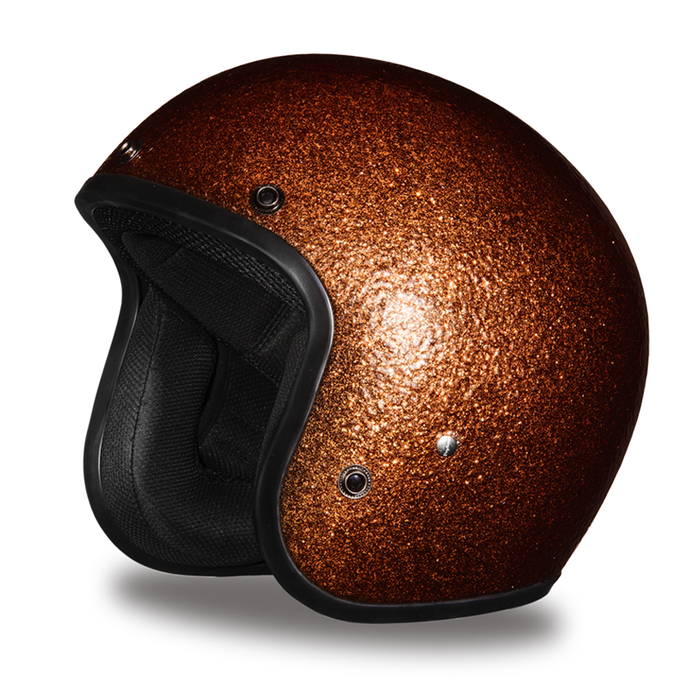 Daytona 3/4 Shell Cruiser Hemlet - Root Beer Metal Flake