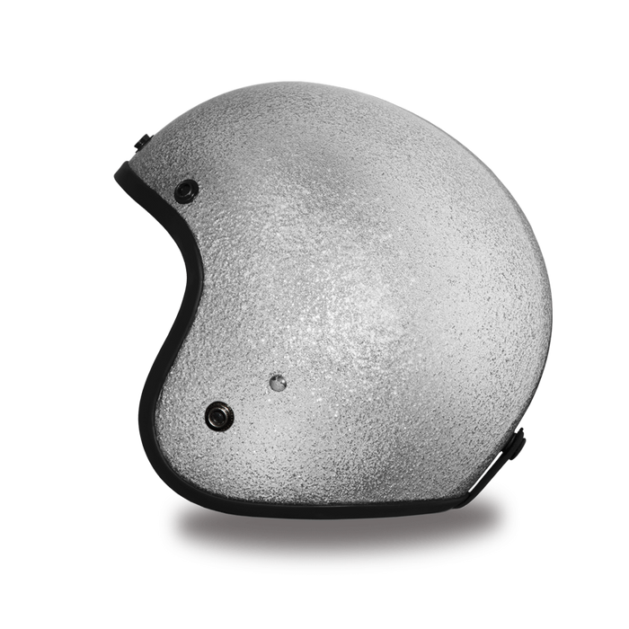 Daytona 3/4 Shell Cruiser Hemlet - Silver Metal Flake