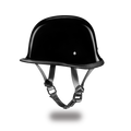 Daytona DOT German Helmet - Hi-Gloss Black