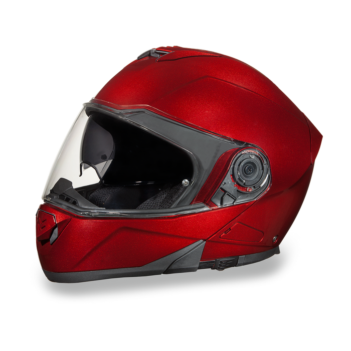 Daytona DOT Modular with Inner Shield - Black Cherry Metallic