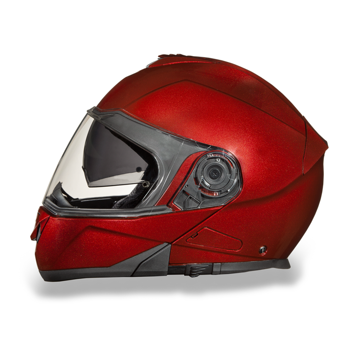 Daytona DOT Modular with Inner Shield - Black Cherry Metallic