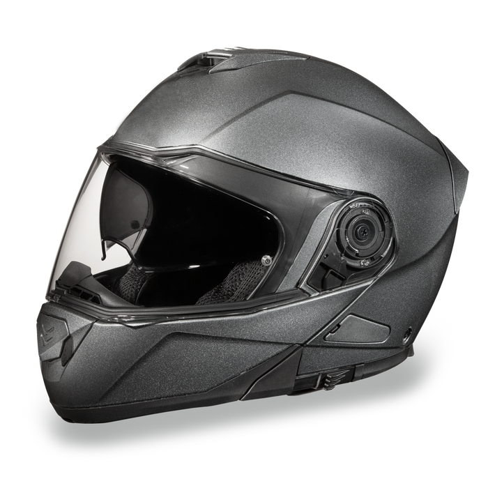 Daytona DOT Modular with Inner Shield - Gun Metal Grey Metallic