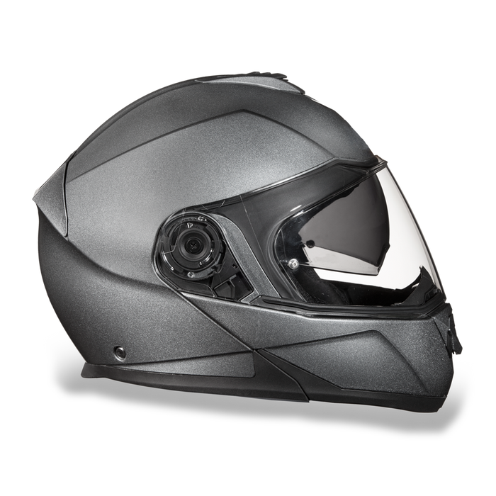 Daytona DOT Modular with Inner Shield - Gun Metal Grey Metallic