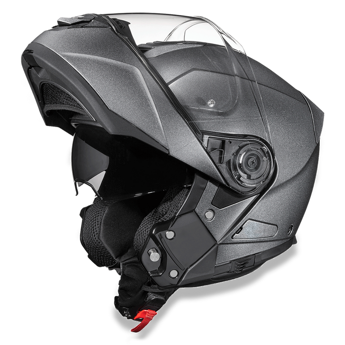 Daytona DOT Modular with Inner Shield - Gun Metal Grey Metallic